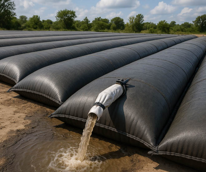 Geotextile Tubes for Efficient Dewatering